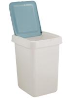 Контейнер для мусора Step 25л с крышкой Push to Open белый SV4143 