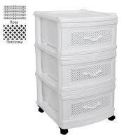 Комод бельевой 3-х секц. на колесах  