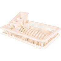 Сушилка д/посуды с подд. 1-ярусн. с сушилкой д/ст.прибор молочный туман PT1562/1шт/ПТ