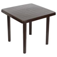 Стол квадратный 80*80см коричневый 05434/Милих