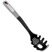 Ложка для спагетти CHEF нейлон (черный) с силиконовым краем 108329 /72шт/Mallony