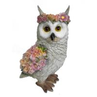 Сова в веночке L17W14.5H23 718344/F833
