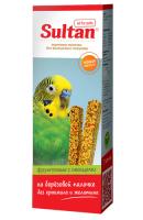 Лакомство для мелких попугаев Палочки Султан Фрукты овощи 2шт