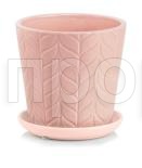 Кашпо Barcelona с поддоном d16, h16см розовый 074697