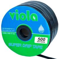 Капельная лента 7милс водовылив 1,6л/ч шаг 30см 500м эмиттерная /Виола