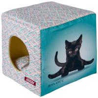 Лежанка Куб Йога Кэтс №1 зеленый/01617-2/2/Ксоди