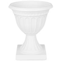 Вазон Олимпия 18л на высокой ножке белый М9070 /4шт/ Альтерн