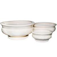 Плошка из 3-х белый