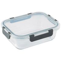 Контейнер Praktisch 1л жаропр стекла с крышкой с заж.пласт 106071 /12шт/ Leonord