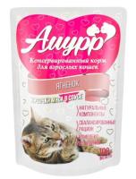 Корм для кошек Амурр 100г  СОУС ягненок