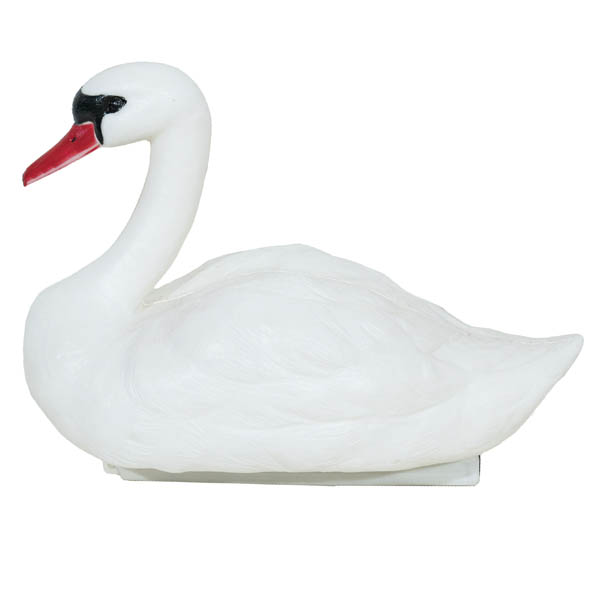 Плав.Лебедь пластик 36см 004769