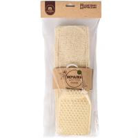 Мочалка д/тела 70см из люфы МЛ-70 /28шт/ АкваМаг