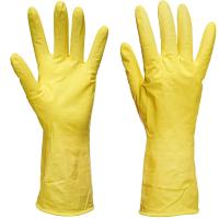 Перчатки хозяйственные латексные неопудренные XL желтый 87586 /12шт/