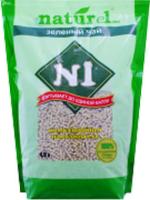 Наполнитель Naturel №1 Зеленый чай комкующийся 4,5л