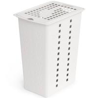 Корзина д/белья 30л Виолетта белый М1967 /6шт/ Альтерн 