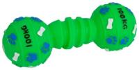 Игрушка для собак Гантель малая зеленая 16см/80600004