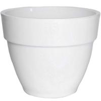 Кашпо Лори 15,6л белый с дренаж вставкой /1шт/ЭД