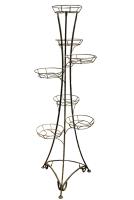 Подставка РЗДИ 7 на  горшков квадратный прут графит 207