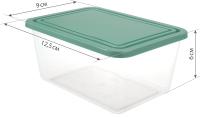 Контейнер для пищ.прод. 0,4л прямоуг. фисташковый М1450