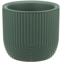 Кашпо РАМОНА D150 1л нефритовый с вставкой М3260 /12шт/М-пласт