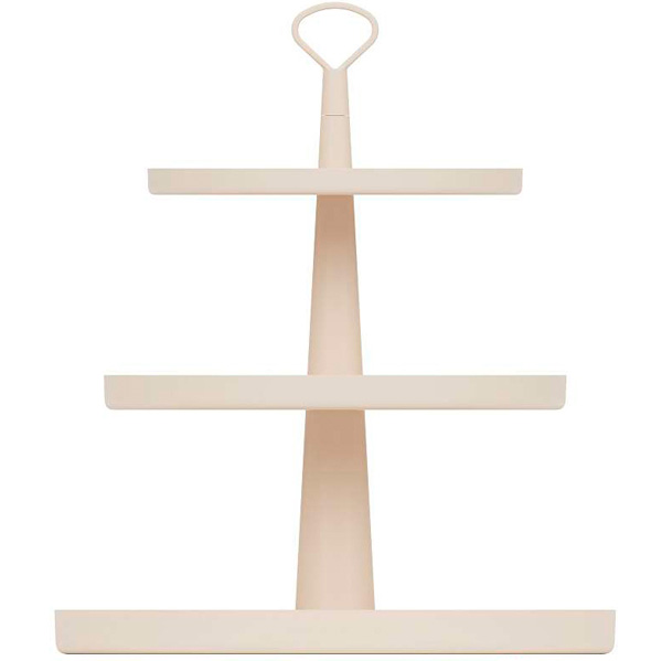 Фруктовница Феерия 3-х ярусная бежевый М8514 /8шт/ Альтерн