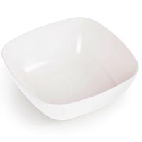 Тарелка Квадро глубокая белый М8040 /25шт/ Альтерн