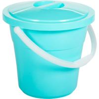 Ведро 12л евро пищевое с крышкой бирюзовый /10шт/Рад