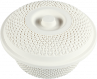 Чаша 4,5л Вива с крышкой белый