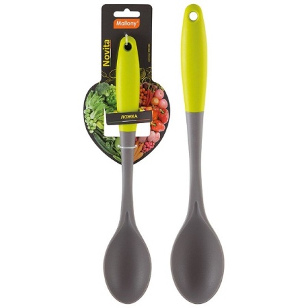 Ложка Novita из нейлона с цветной ручкой из TPR  