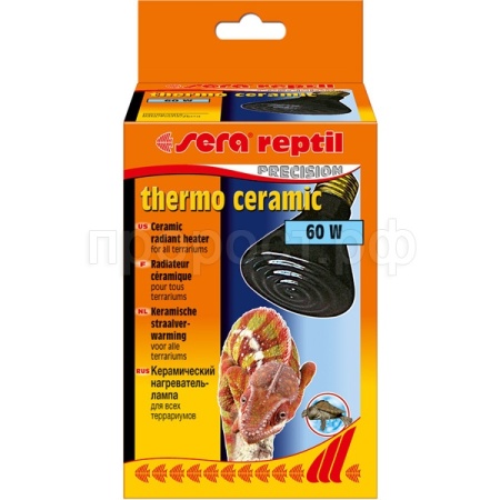 Тепловой керамический излучатель "Reptil Thermo Ceramic" 60Вт цоколь Е 27 SERA/S32010/Триол/